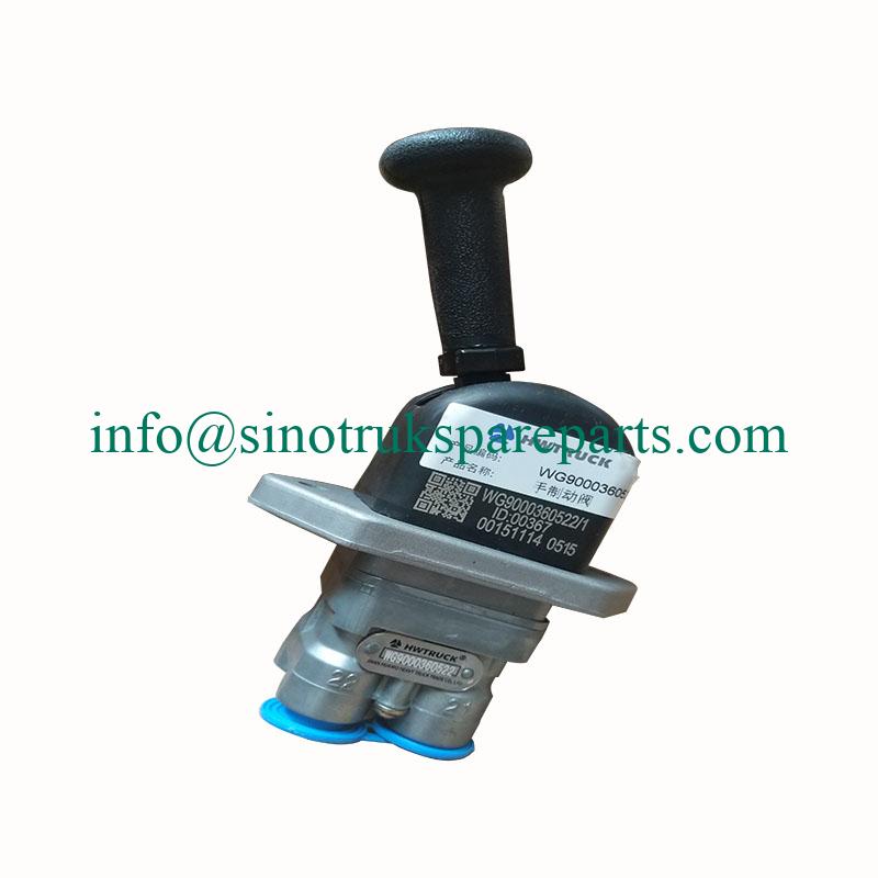 Sinotruk Howo Truck spare parts Hand Brake Valve WG9000360522