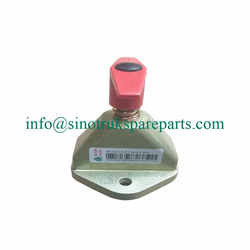 Sinotruk Howo Truck spare parts Main Battery Switch WG9100760100