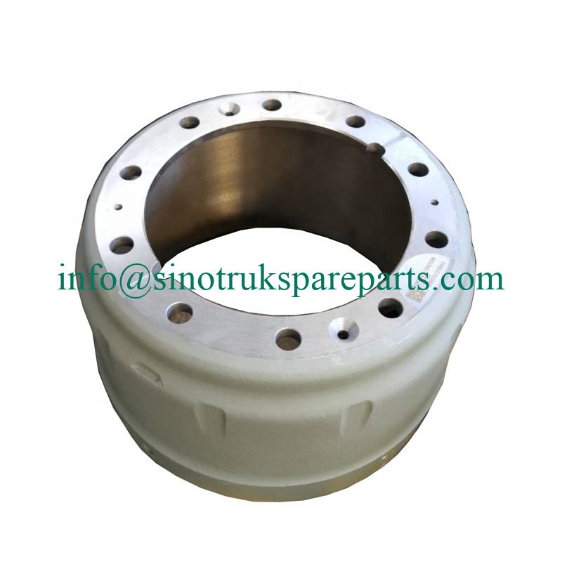 Sinotruk howo wanted spare parts Chassis truck parts brake drum AZ112340006