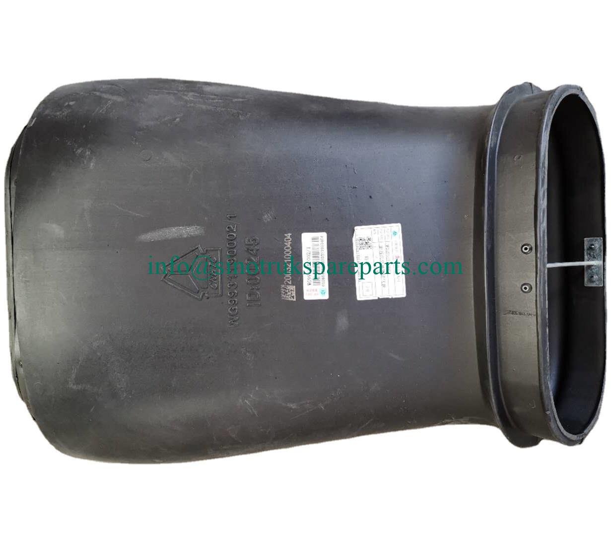 Sinotruk howo A7 truck intake pipe WG9931190002 spare parts