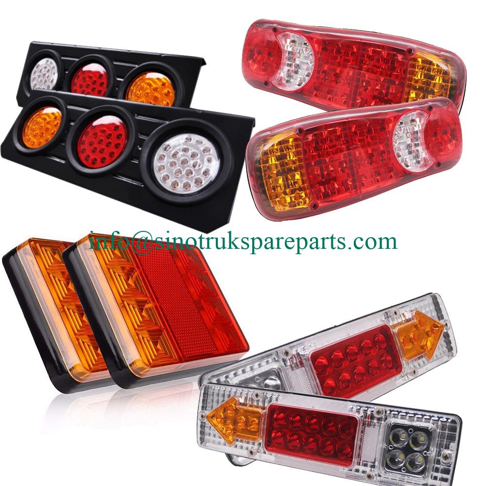 Sinotruk howo Square Truck Rear Lamps Trailer Tail Light Combination