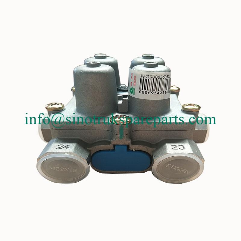 Four Circuit Protection Valve WG9000360523 Sinotruk spare parts Howo