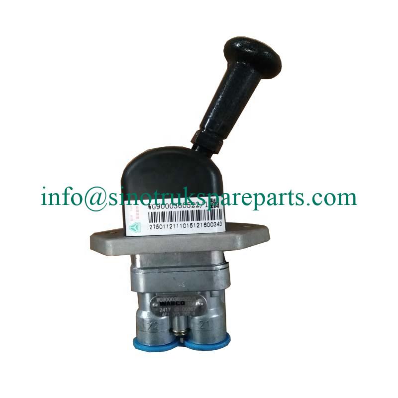Sinotruk Shacman spare parts hand brake valve WG9719360030
