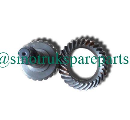 sinotruk howo parts pinion and crown wheel for chassis