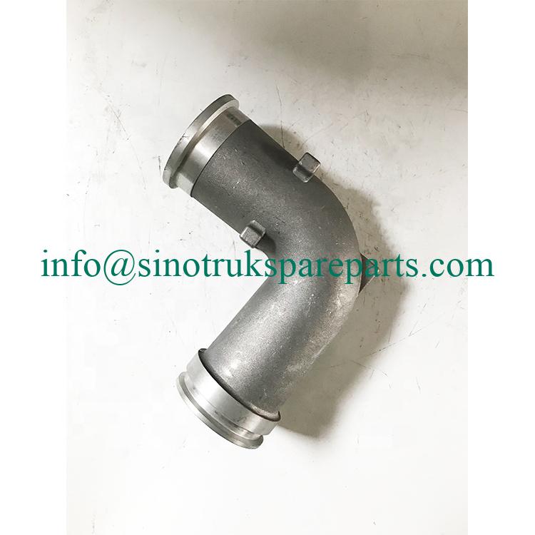 Sinotruk howo truck spare parts Turbocharger elbow connection pipe VG2600111078