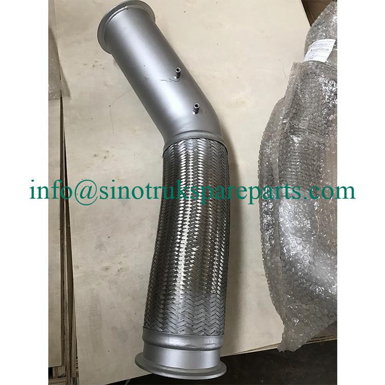 SINOTRUK HOWO Spear parts exhaust flexible metal pipe WG9925549120