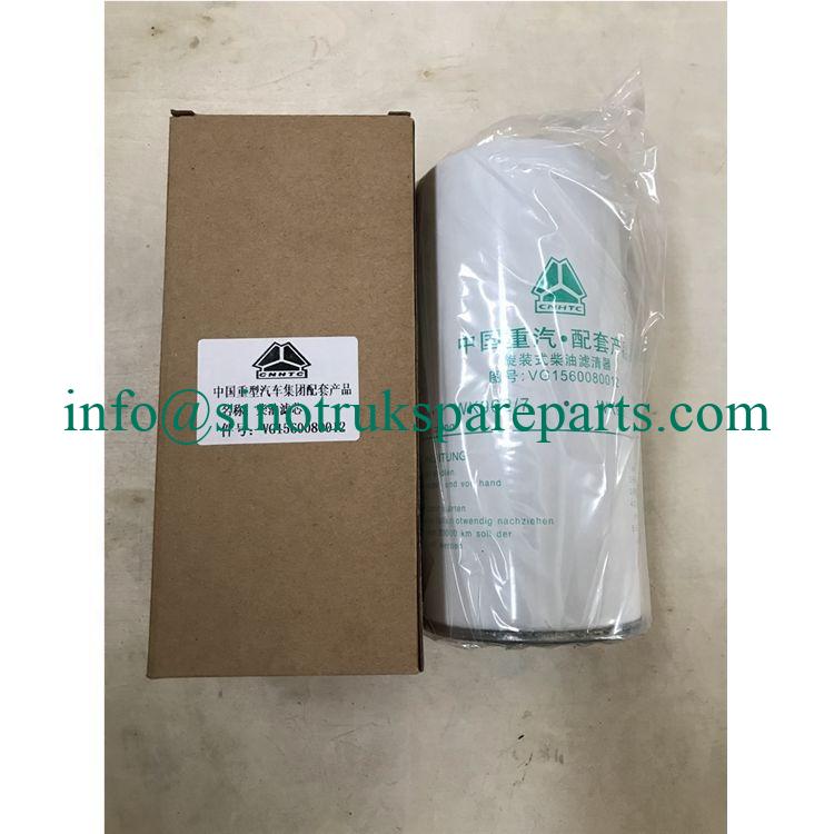 Sinotruk Howo Engine Parts WG1560080012 diesel filter