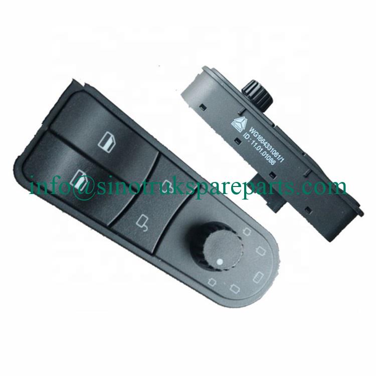 SINOTRUK HOWO A7 TRUCK CABIN PARTS DOOR SWITCH PANEL WG1664331062