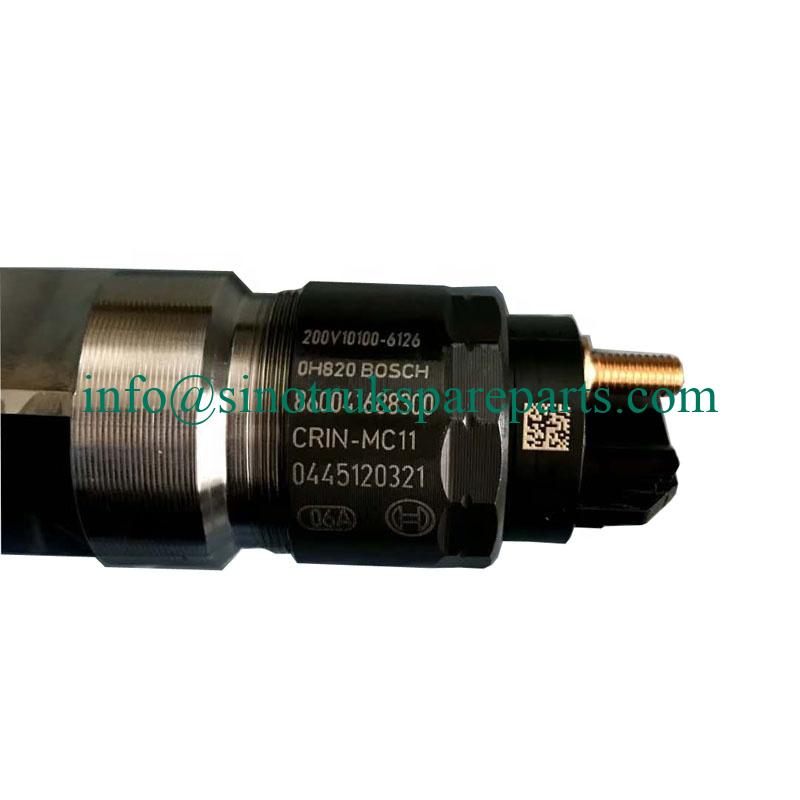 SINOTRUK Fuel injecter 200V10100-6126 for MC11Engine