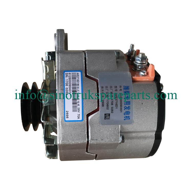 Quality 612600090401 Prices Alternator For Sinotruk