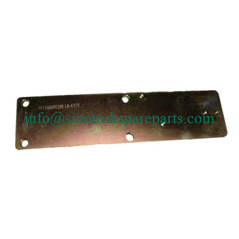 Sinotruk howo heavy truck spare parts fixed plate VG1540080298