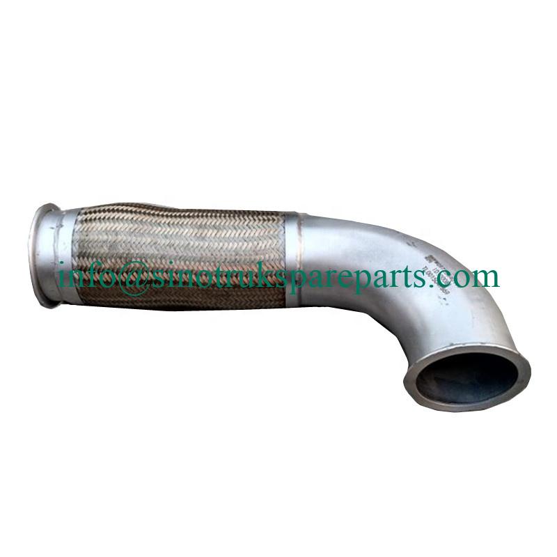 SINOTRUK HOWO A7 Engine Spare parts Flexible Exhaust Pipe WG9725540199