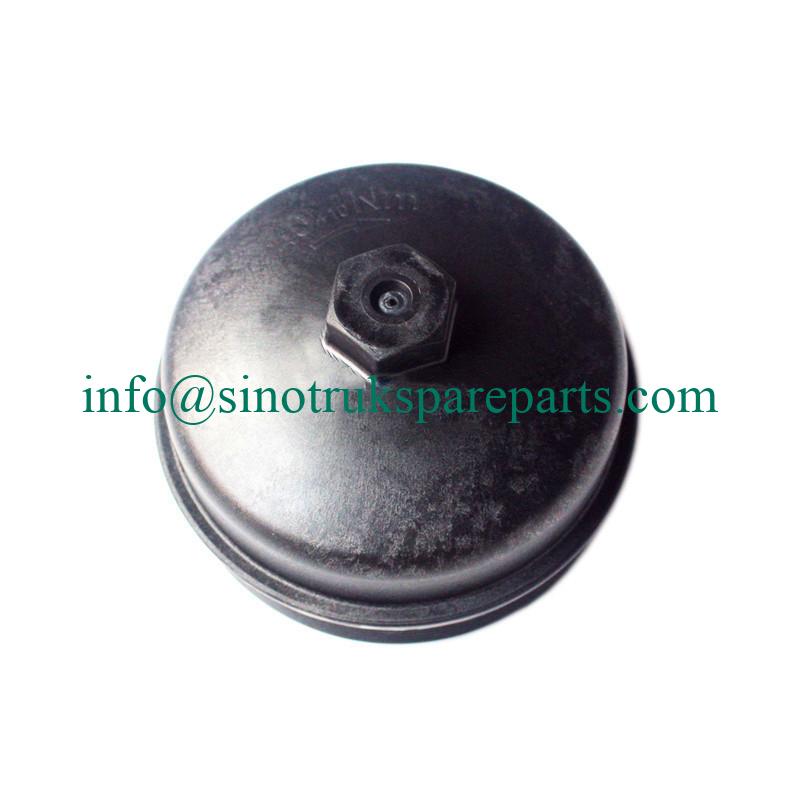 200V05505-0011 Sinotruk MAN engine oil filter cover with sealing ring Sinotruk MAN MC11 MC13engine filter cover