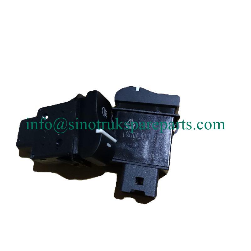 SINOTRUK HOWO spare part LG9704580112 cab switch combination