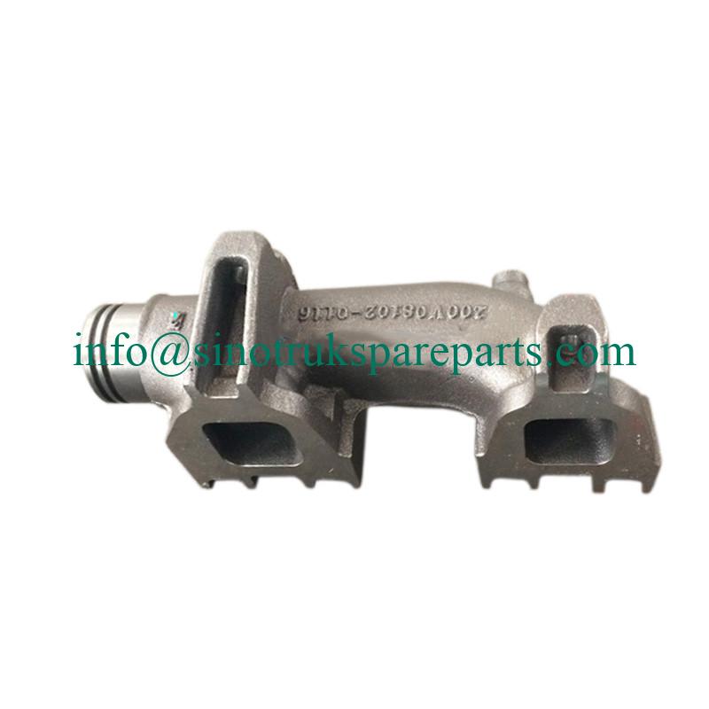 front exhaust manifold for Sinotruk MAN MT13 Euro VI engine parts 200V08102-0116