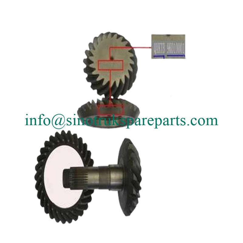 SINOTRUK part AZ9981320159 Rear axle bevel gear assembly