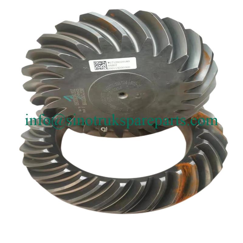 SINOTRUK part WG7129320189 Rear axle bevel gear