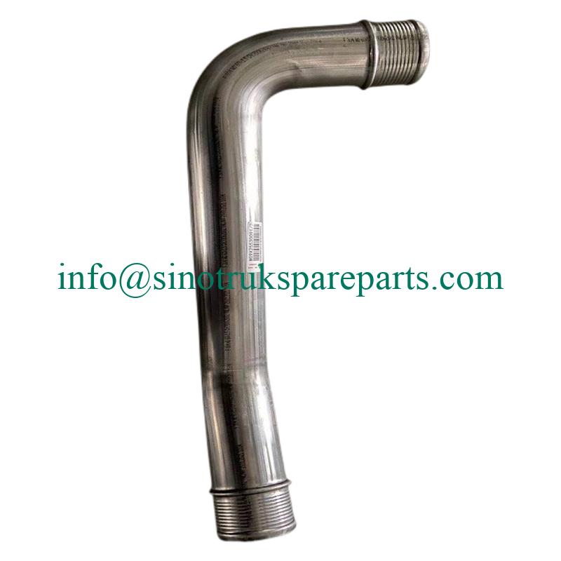SINOTRUK part WG9X25530091 Radiator water inlet steel pipe