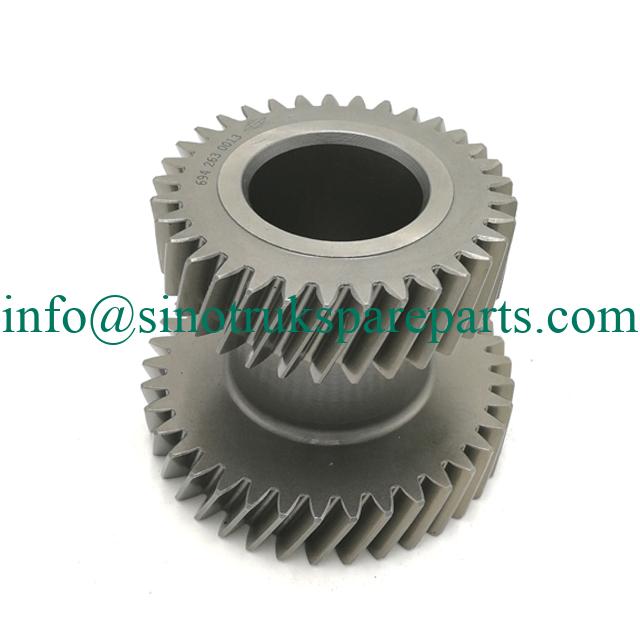 Double Gear 970 263 0713 694 263 0013 Helical Gear with 33 38 T. For Atego Truck City Bus Gearbox G60 G85
