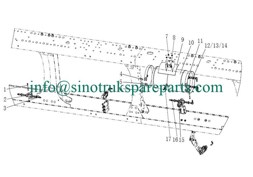 sinotruk spare parts Assistant Air Supply WG9000361104 -sinotruk parts