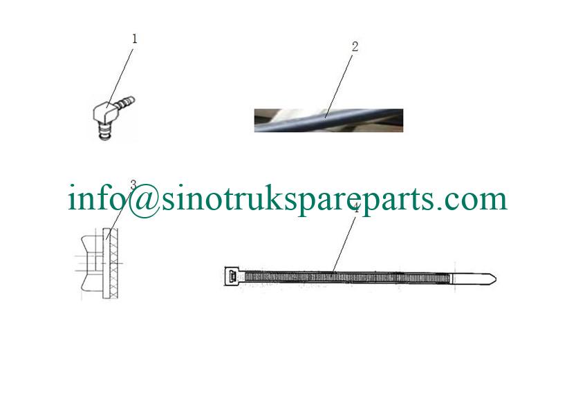 sinotruk spare parts Air suspension seat control device 190003179782  -sinotruk parts