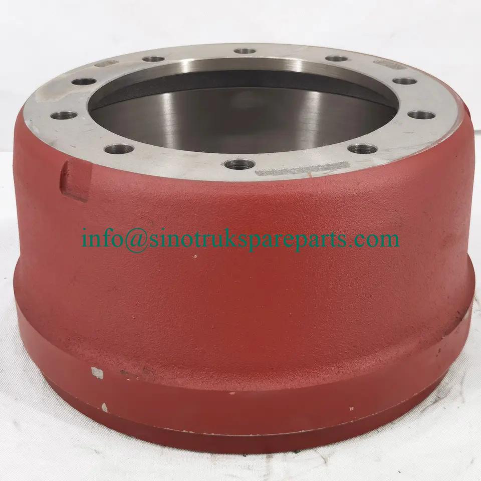QDT3502571C SINOTRUK HOWO T5G QINGTE spare parts alex Rear brake drum