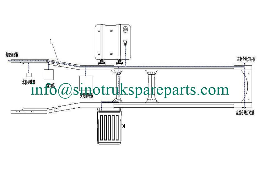 SINOTRUK SPARE PARTS CATALOG chassis harness
