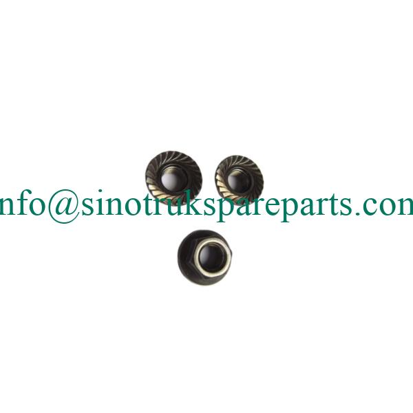 sinotruk engine parts Q32010 Hexagon nut with flange