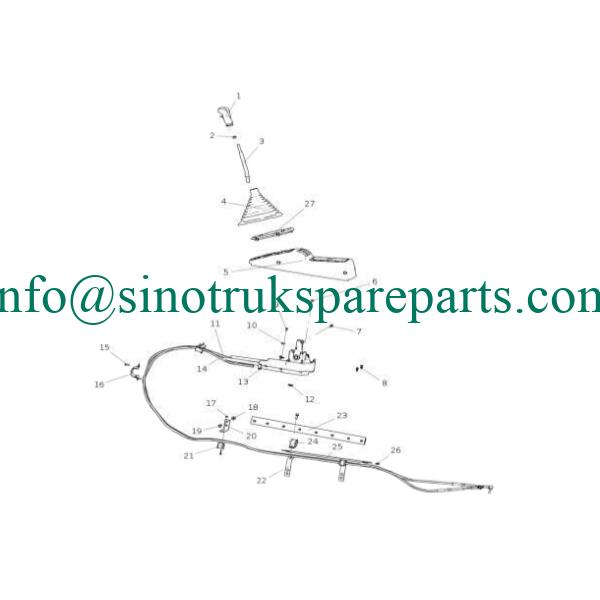 sinotruk gearbox parts WG9900240225 Cross-hole plug