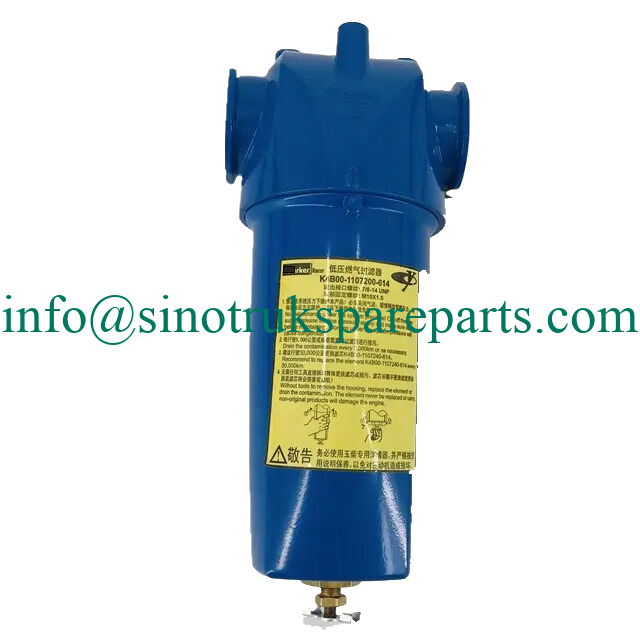 Low Pressure LNG CNG Natural Gas Filter K4B00-1107200-614