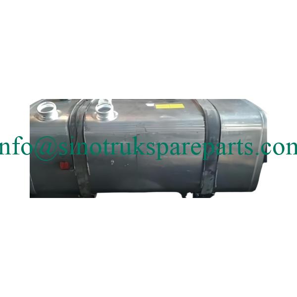 600L Left-Side Aluminum Alloy Dual-Capacity Fuel Tank (440L+160L, 675X620) WG9925555691 for Sinotruk Howo T7H, SITRAK C7H & HaoHan Heavy Trucks